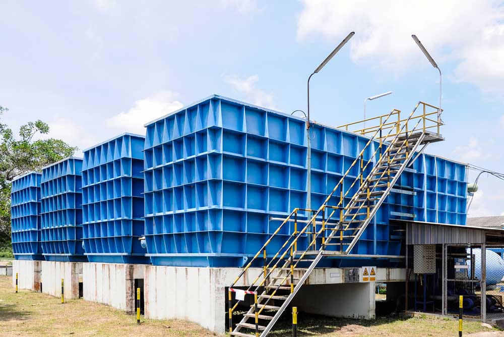 Container wastewater treatment plant